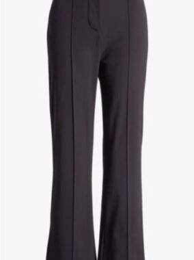 Sweaty Betty Winter Arctic Explorer Pintuck Crop Flare Trousers- Black size 8